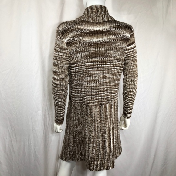 Alpaca Lael Lapel Front Alpaca Fur Fly Away Cardigan - Picture 3 of 9